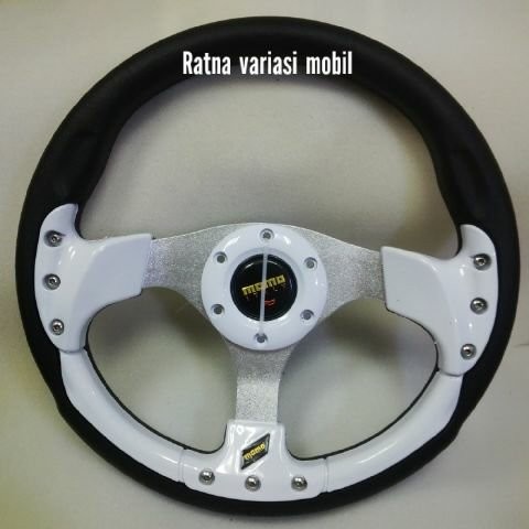 stir momo warna putih, stir racing, stir momo, stir datar, stir import