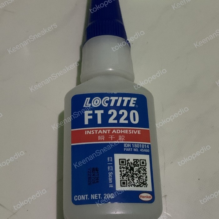 Termurah Lem Loctite Ft 220 / Lem Khusus Sepatu