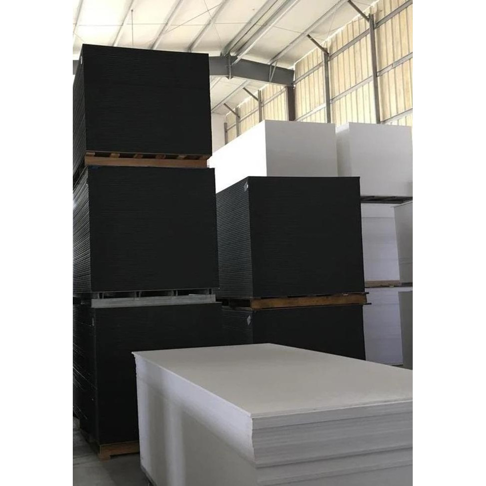 Pvc Foam Board 6 Mm Black Grey Keras Ukuran 122 Cm X 244 Cm