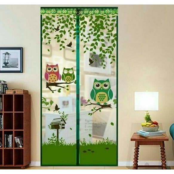 Tirai Korden Gorden Jaring Kelambu Selambu Magnet Anti Nyamuk @ Gorden Jendela Minimalis Blackout Ka