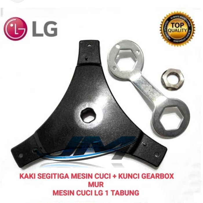 1 SET KAKI SEGITIGA TURBO DRUM MESIN CUCI LG TOP LOADING / 1 TABUNG