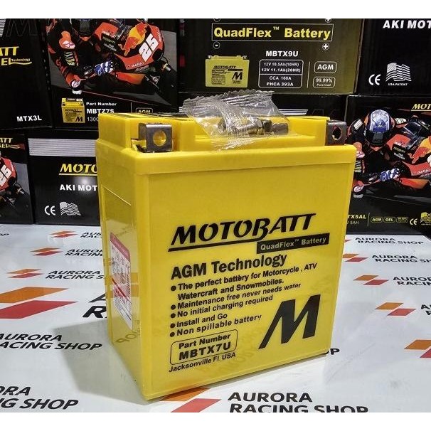 Aki Motobatt Quadflex Mbtx7U Nmax / - 12V8Ah ( Upgrade Ampere )