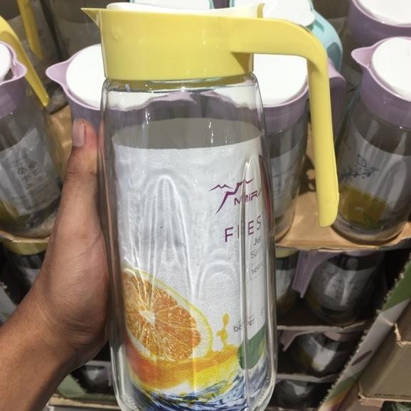 Botol Water Jug Wadah Kaca 1,4 Liter Teko Air - Fiesta