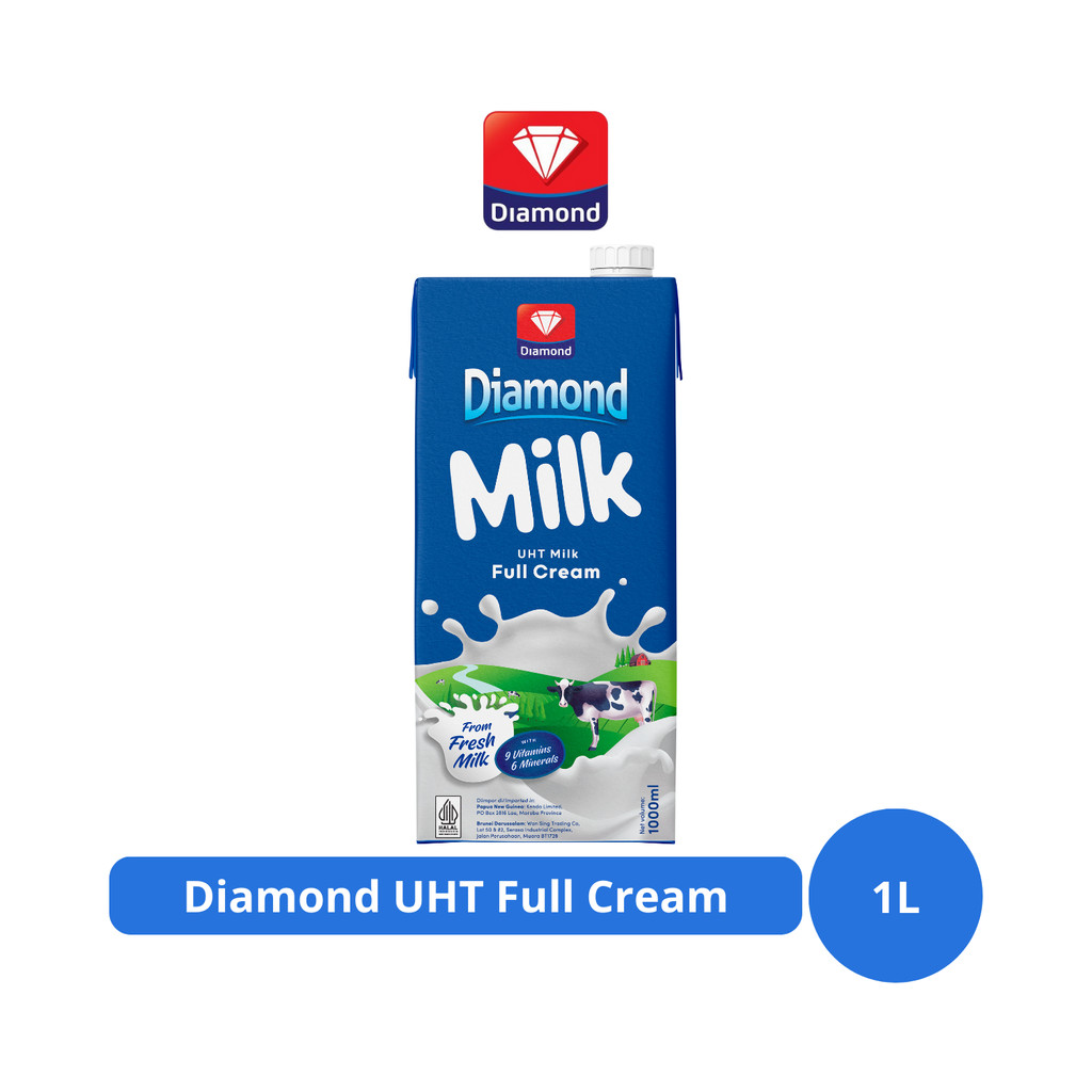 

Diamond Milk Susu UHT Full Cream 1L