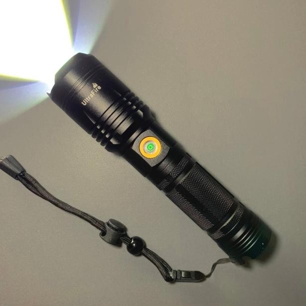 Senter Led Xhp 70 Ultrafire Cree Compact Baterai 26650 Rechargeable