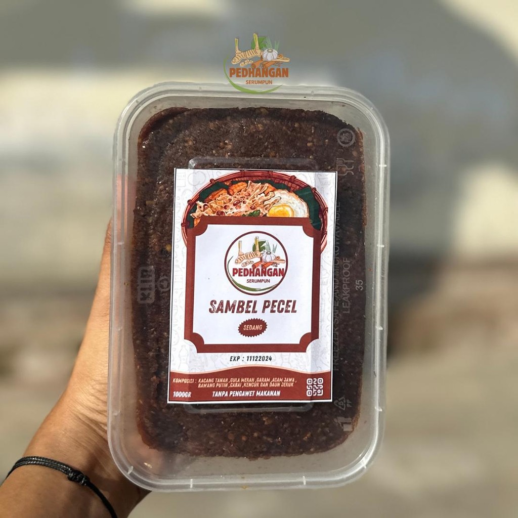 

Sambel Pecel Kacang "Pedhangan Serumpun" Pedas Sedang 1000g untuk Pecel Lele Pecel Sayur