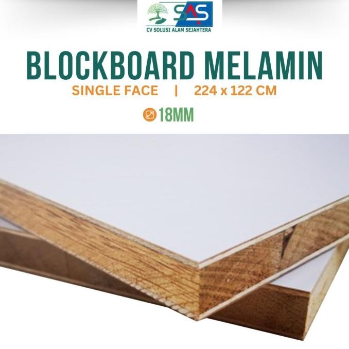 Triplek Blockboard Melamin 18 Mm