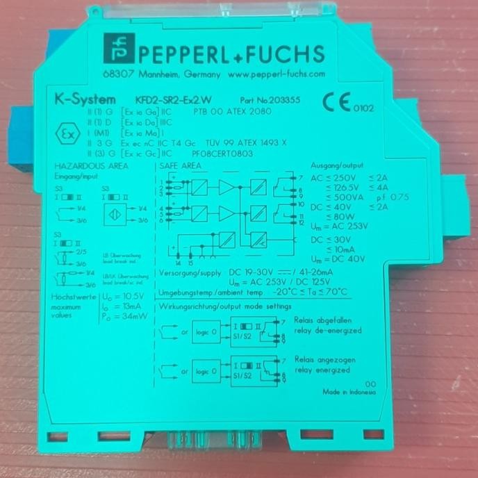 [ Aa ] Pepperl Fuchs Switch Amplifier Kfd2-Sr2-Ex2.W