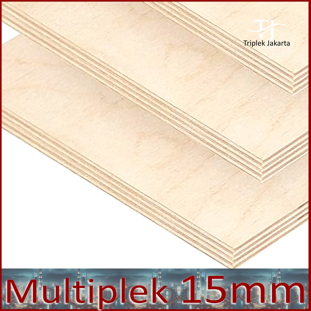 Multiplek 15 mm 140x40 cm | Triplek 15mm 40x140 cm | Palem Grade A