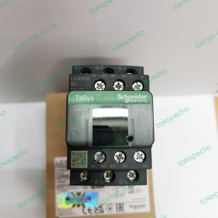 Kontaktor Schneider Lc1D09Bd, 24Vdc 25Amper Genuine