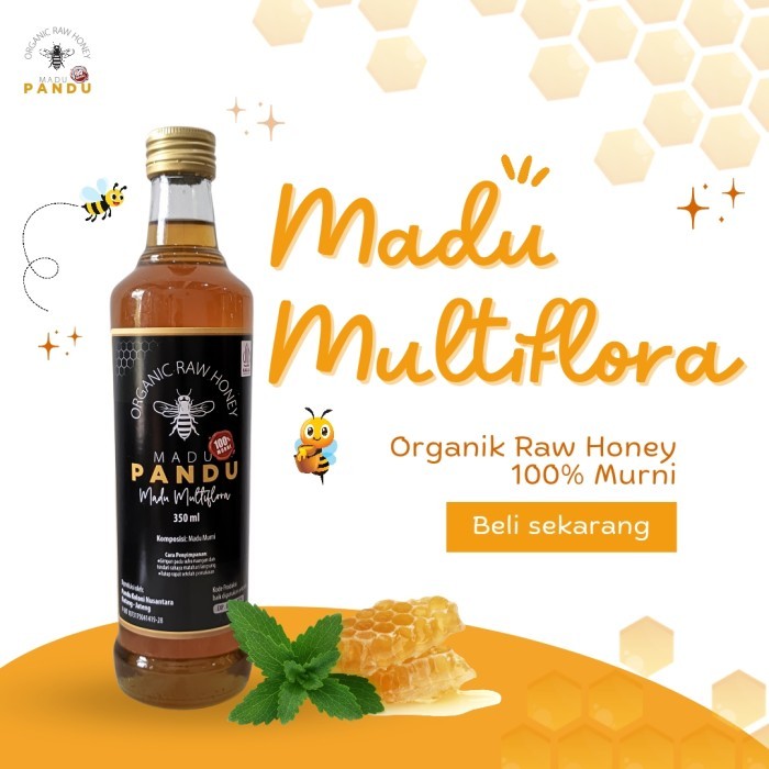 

Madu Pandu | Madu Multiflora 350ml | Madu Murni | Madu Asli 100% Madu Pandu 350ml