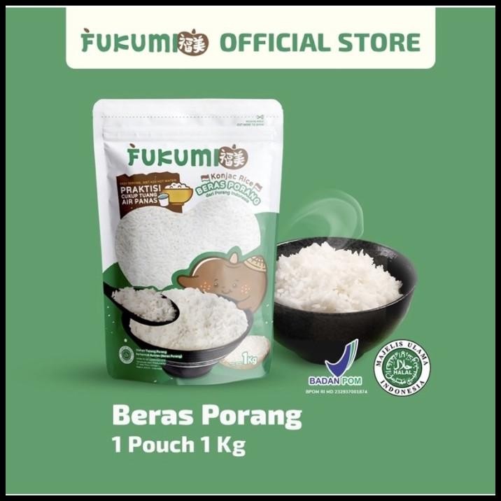 

Fukumi Konjac Rice Beras Porang 1Kg | Nasi