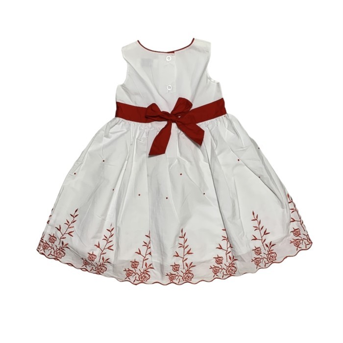 Diskon Girl Dress Pesta Party Anak Cewek White Red Anak Cewek T Dsk