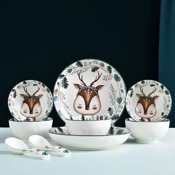 

Hampers kado natal christmas gift piring bowl ceramic set SMD