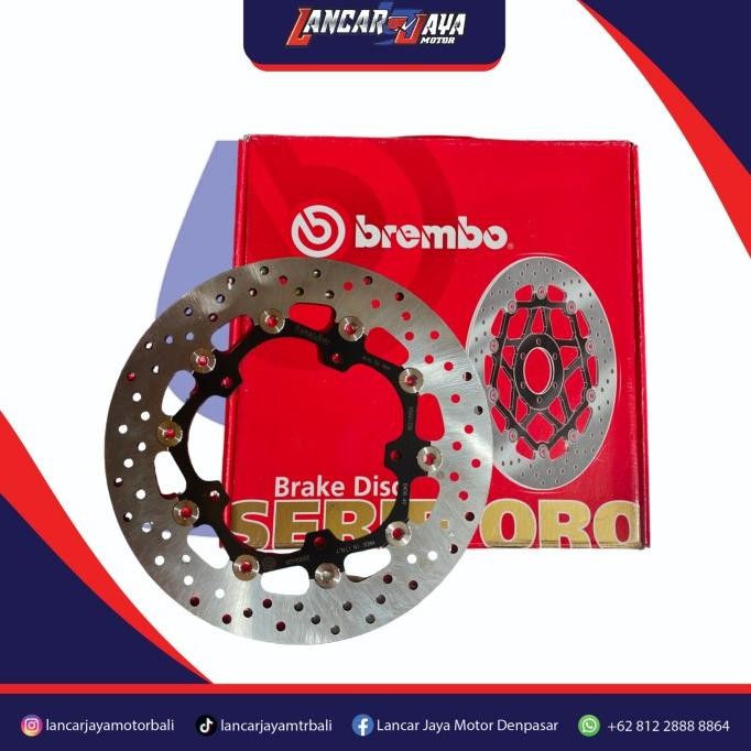 HARGA DISC - Disc Brake Depan Brembo ORO Xmax R25 N250fi Original Italy 300mm