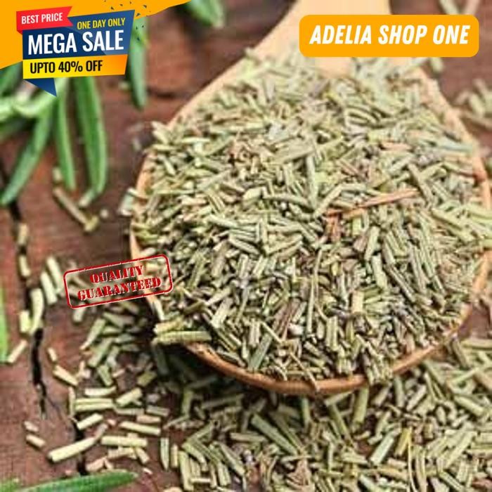 

TURKY ROSEMARY LEAVES DRIED 35 GR DAUN ROSEMARY KERING HALAL 35 GRAM DISUKAI BANYAK ORANG!!!