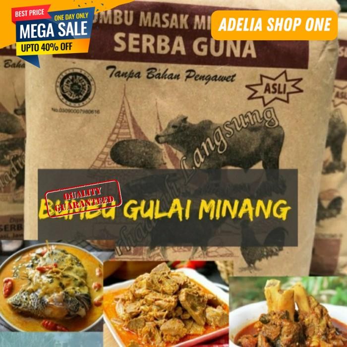 

BUMBU MASAK MINANG SERBA GUNA BUMBU MINANG 50GRAM PILIHAN TERBAIK!!!!