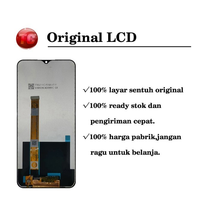 LCD OPPO A31 Original Touchscreen ori asli