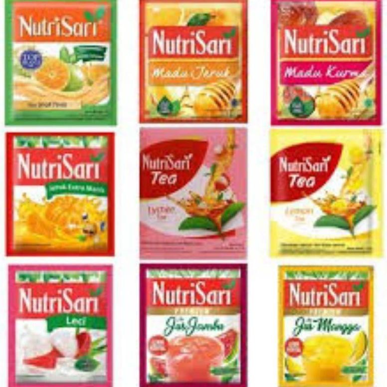 

Nutrisari varian rasa random (Satuan/Ecer)