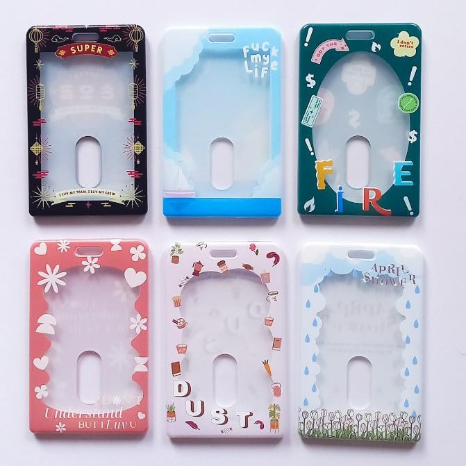 

SALE Lanyard & ID Card Holder 1 7 F M L Series by Hiapriliastudio TR21