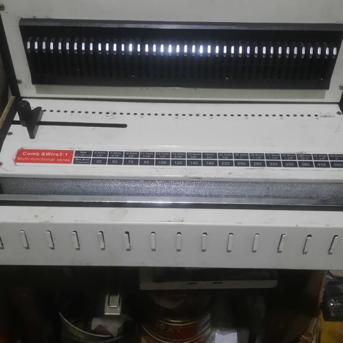 MESIN JILID SPIRAL KAWAT DAN PLASTIK