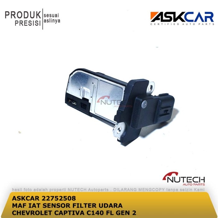 MAF IAT Sensor Udara Airflow Chevrolet Captiva FL 2 3 C140 Diesel OEM