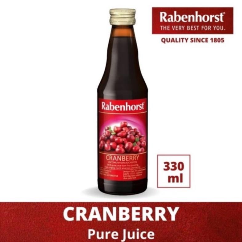 

df-8 Rabenhorst Cranberry Pure Juice 330 mL Terlaris