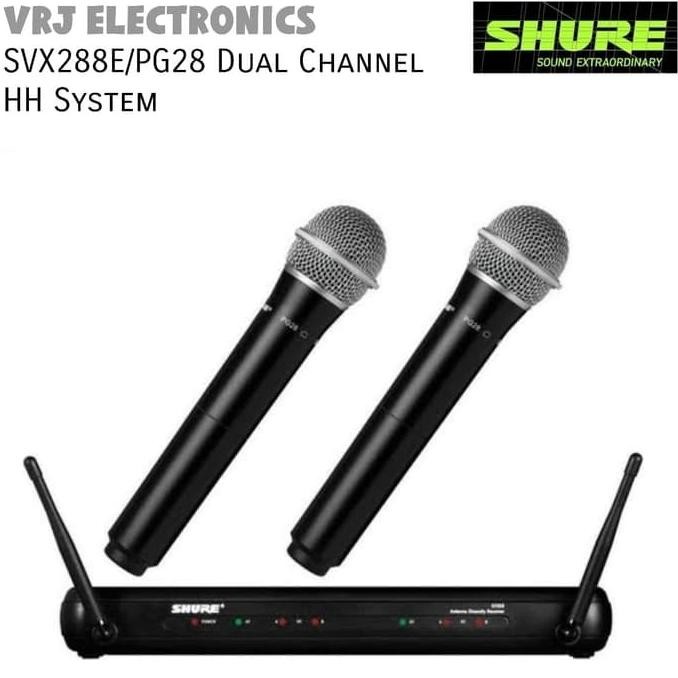 Mic Wireless Shure Svx288/Pg28 Shure Svx 288/Pg28 Svx288 Pg28 Original  Ready