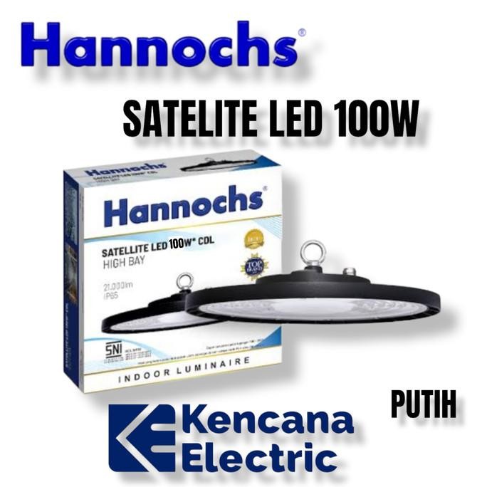 Terbaru Lampu Highbay Hannochs Satelite Led 100 Watt Ufo