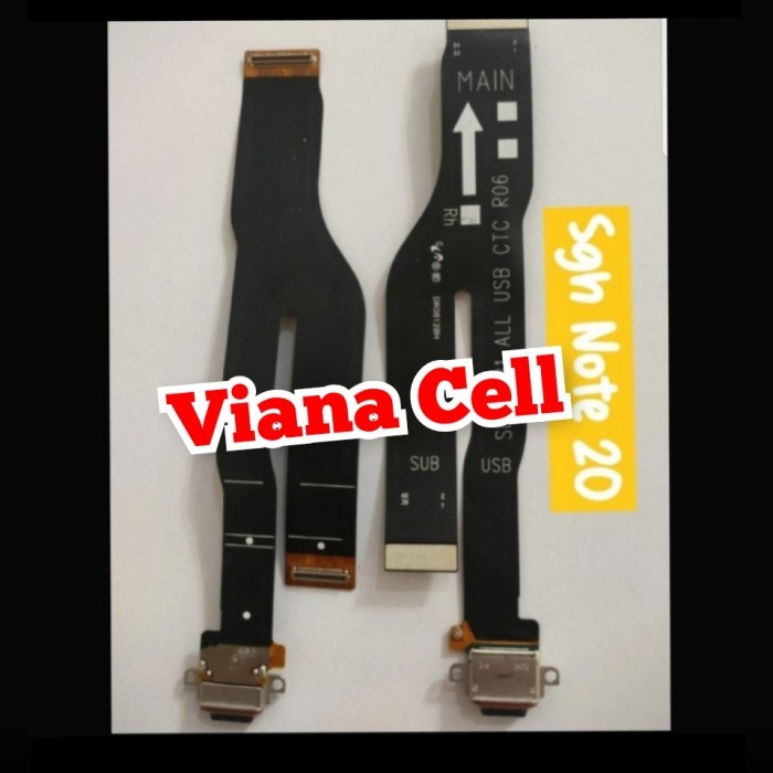 FLEXIBLE PCB BOARD KONEKTOR CHARGER SAMSUNG NOTE 20 ORIGINAL CAS