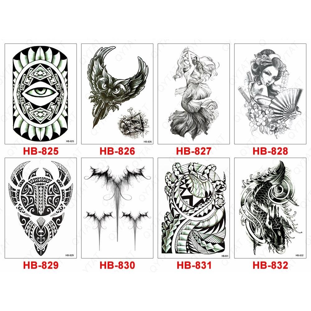 [ Wu TS ] TEMPORARY TATTOO – HB  825-832