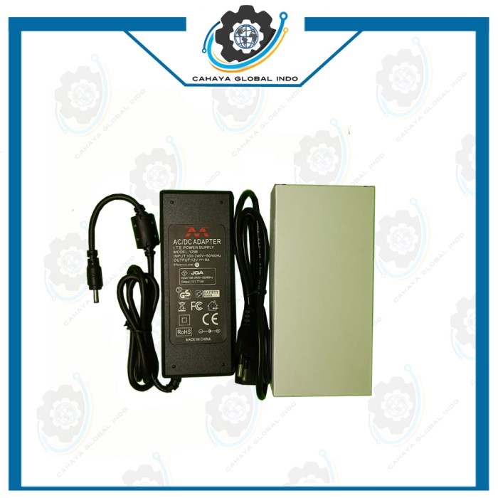 Terbaru Adaptor 12v 8A Murni AC DC Multifungsi Kamera DVD Pompa CCTV Adapter termurah