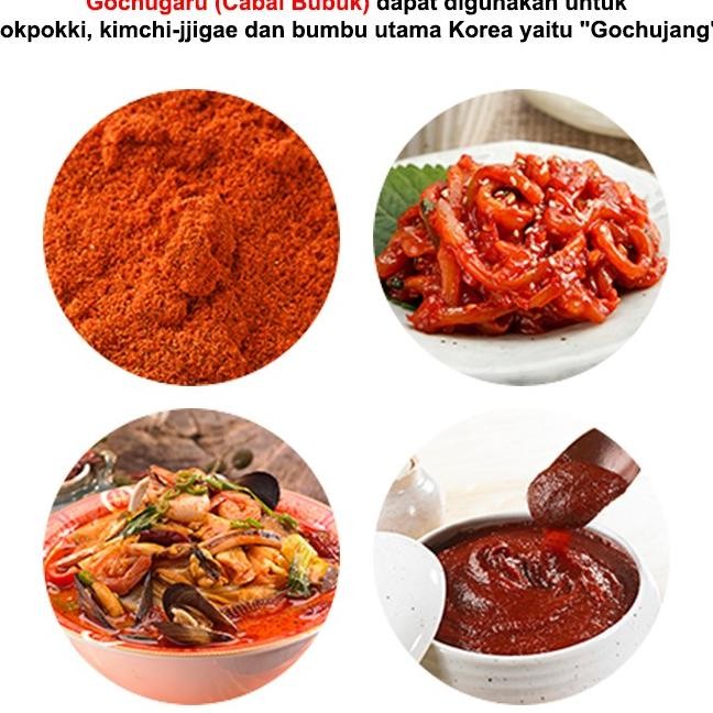 

Jin Red Pepper Powder - Cabai Bubuk Korea - Gochugaru 200G