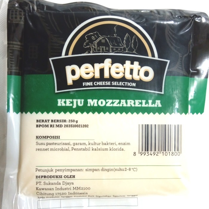

Keju Mozarella Perfetto 250gr