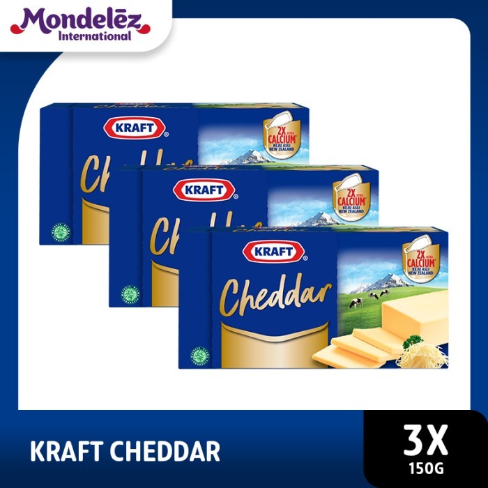 

Kraft Keju Cheddar 150g - 3 Pack