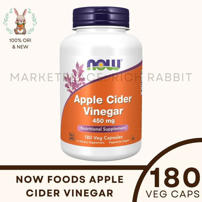

Now Foods Apple Cider Vinegar Weight Loss Diet Suplemen Antioxidant