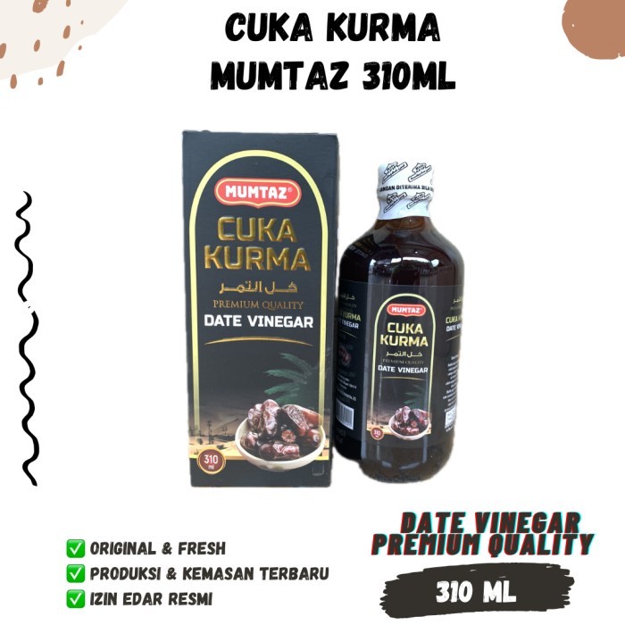 

CUKA KURMA MUMTAZ ISI 310ML PREMIUM DATE VINEGAR Olahan Korma Herbal