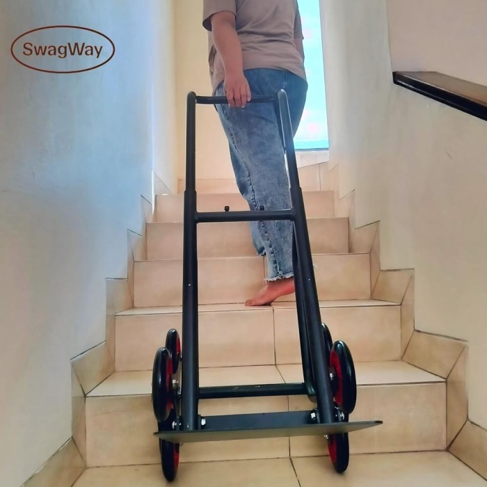 BARANG TERLARIS TROLLEY NAIK TANGGA ALAT BANTU ANGKUT BARANG BERAT BARANG BESAR TROLI TROLLI TROLI