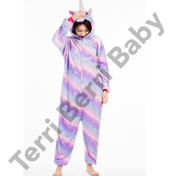 Ori Baju Kostum Onesie Unicorn Animal Dewasa One Sie Kuda Poni Kigurumi Binatang Piama Hewan Piyama 