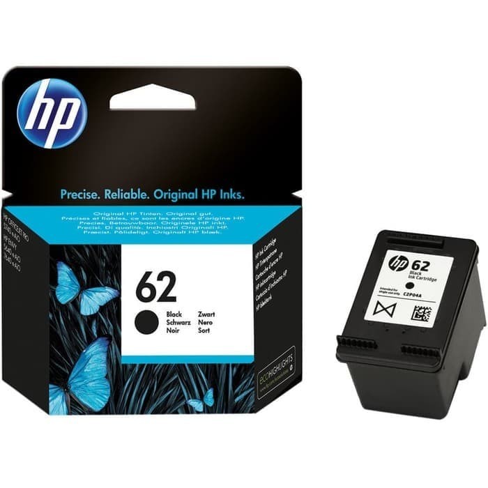 

TINTA HP 62 BLACK ORIGINAL -hitam 100% ori