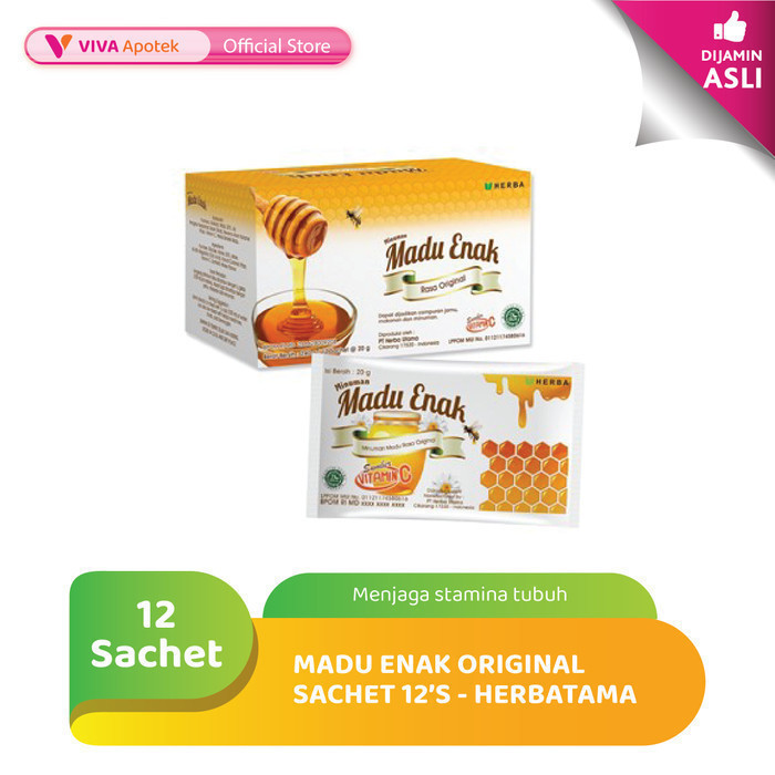 

Madu Enak Original Menjaga Stamina Tubuh (12 Sahet)