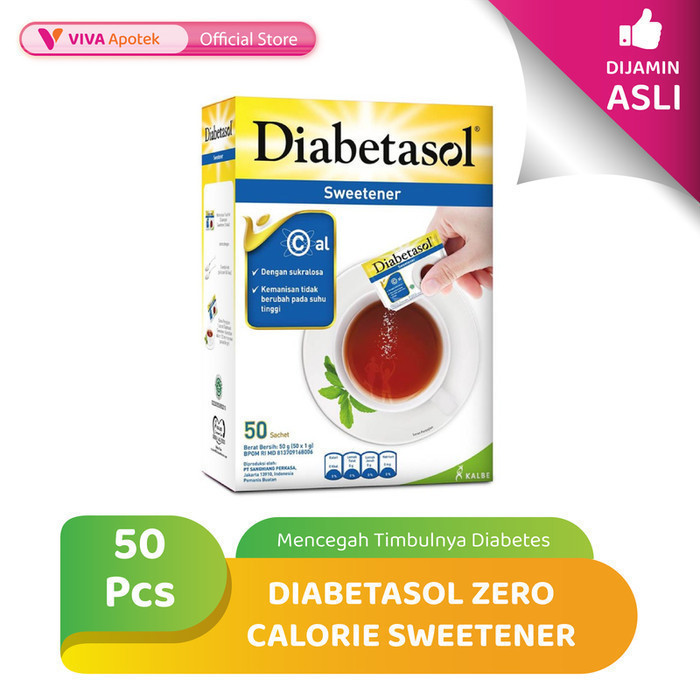 

Diabetasol Zero Calorie Sweetener (50 Pcs)