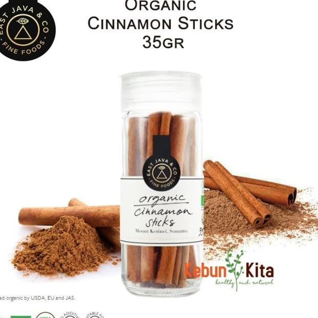 

Organic Cinnamon Stis 35Gr (Kayu Manis)