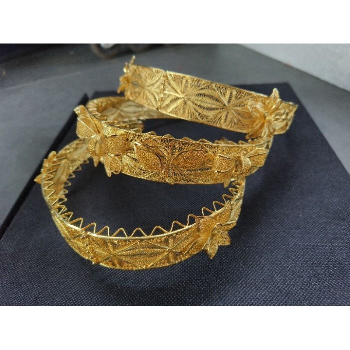 bando sultan lapis emas 24k asli kerajinan tangan kualitas premium /