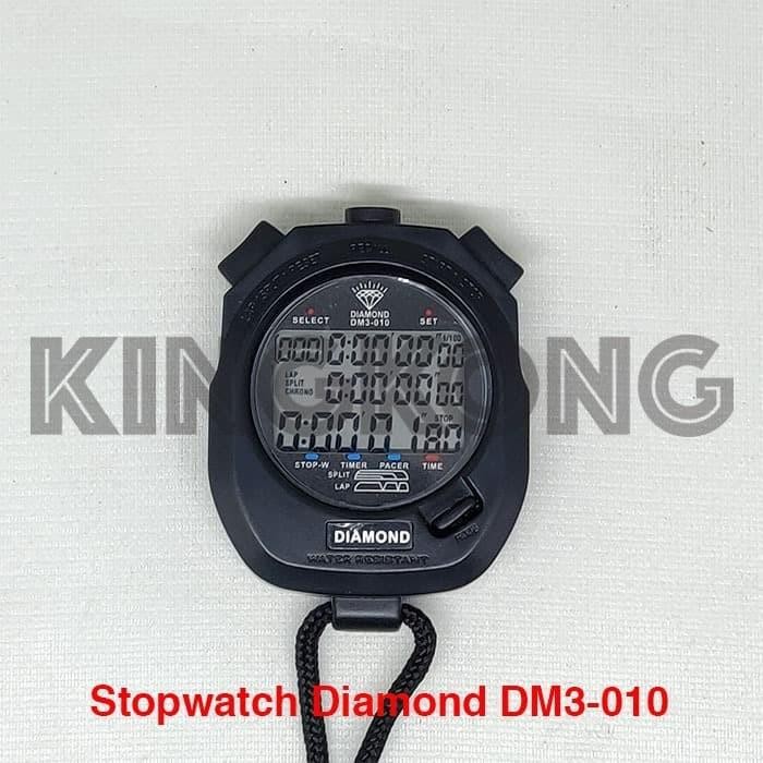 Stopwatch Diamond Original 10 Memory Digital Olahraga