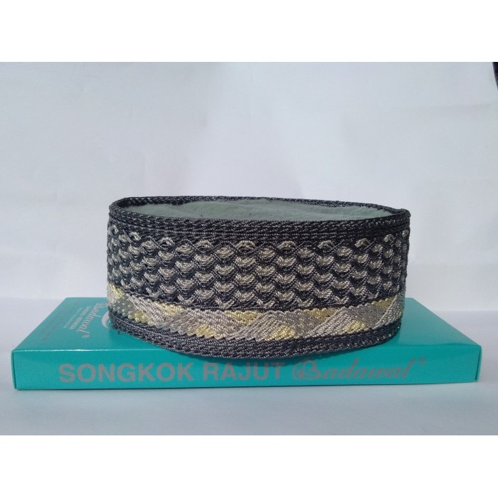 Peci Rajut / Peci Hitam / Peci Haji / Songkok / Kopiah / Berkualitas