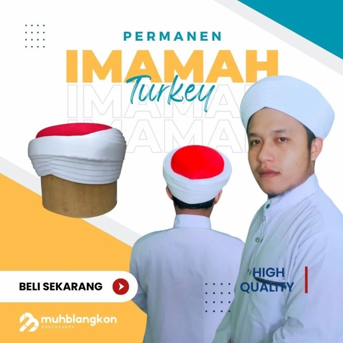 Imamah Permanen Turki Premium