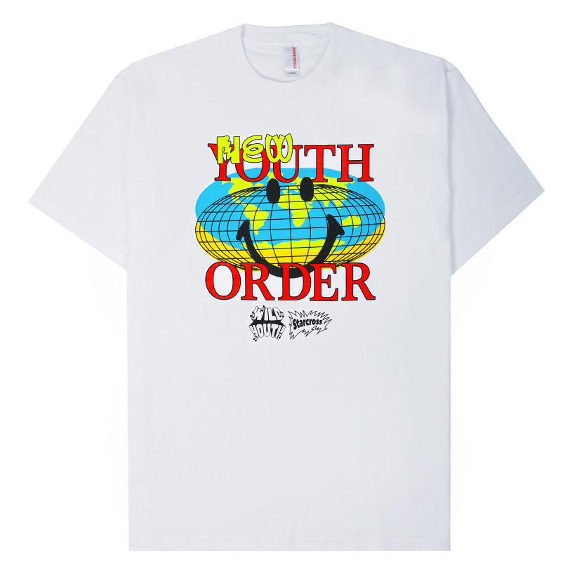 STARCROSS Kaos Pria - SDM NEW YOUTH ORDER 2 - White