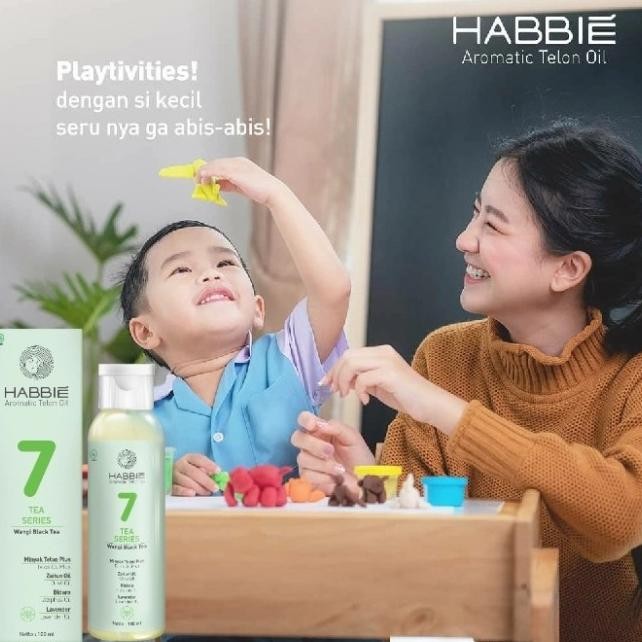 Habbie Aromatic Telon Oil 100Ml Tea Series