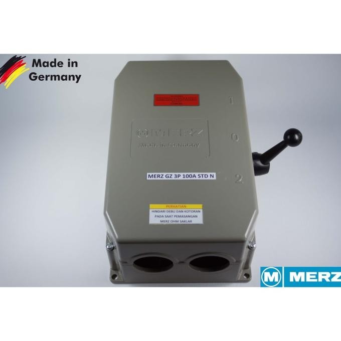 Merz Gz 100A/3P Buatan Jerman (Std N) Cos/Ohm Saklar/Handle Genset